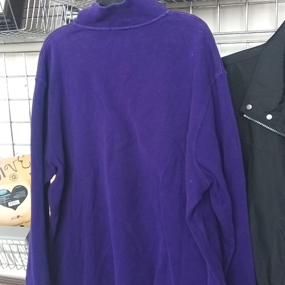 Ralph Lauren Royal Purple 1/4 Zip Pullover Sweater Size XL EUC - Picture 6 of 6